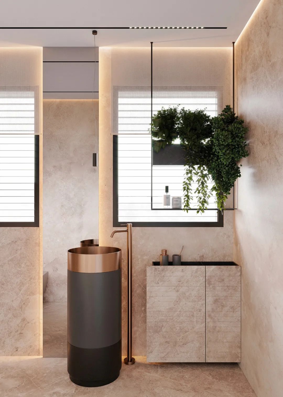 巴塞罗那现代轻法式住宅丨西班牙巴塞罗那丨Alex Tolkachev-46