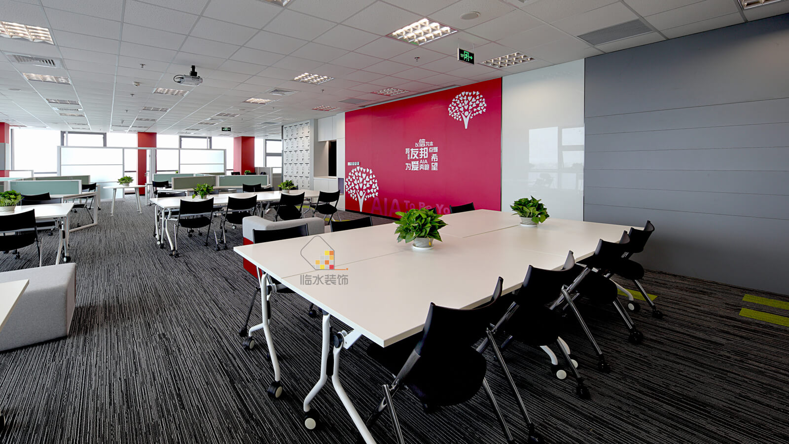 大都市中的企业归属感 - 友邦保险开放式办公空间-19