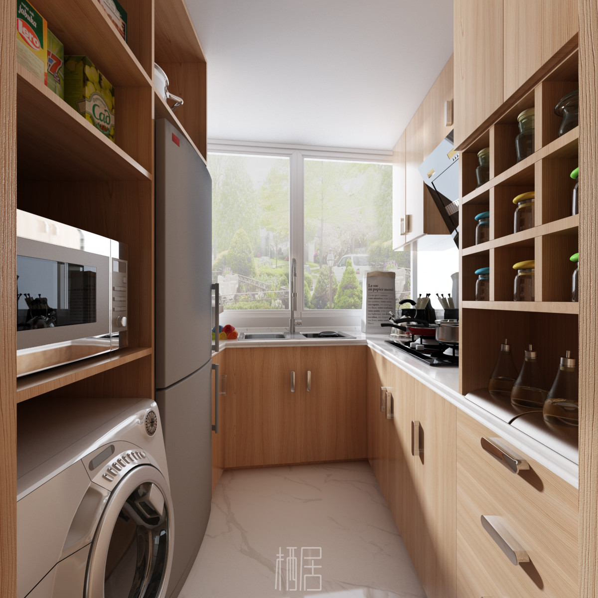 小户型逆袭 | 48 平米一居室变身三室三厅三卫一厨设计-19