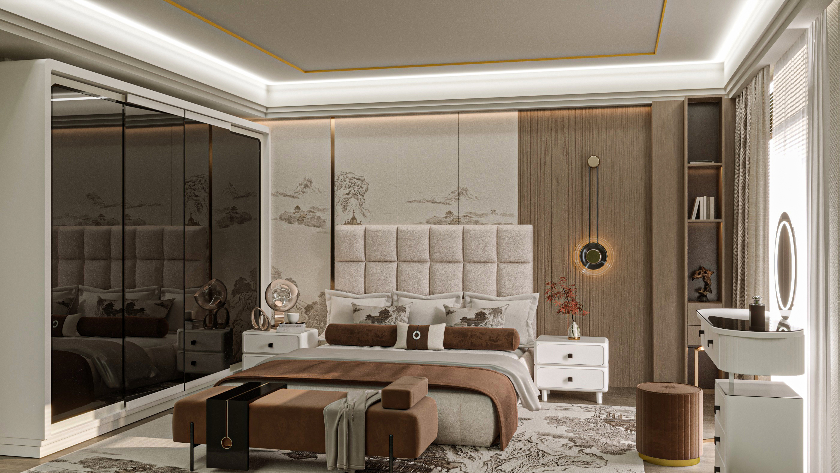 现代主卧设计-6