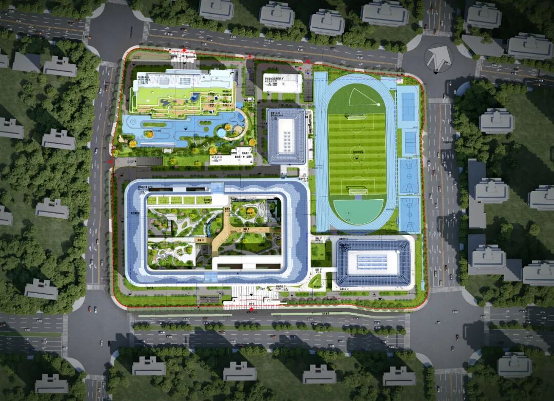 【AT】MIX校·园乐活大院——新浦中学及幼儿园项目（by千城建筑设计集团）-10