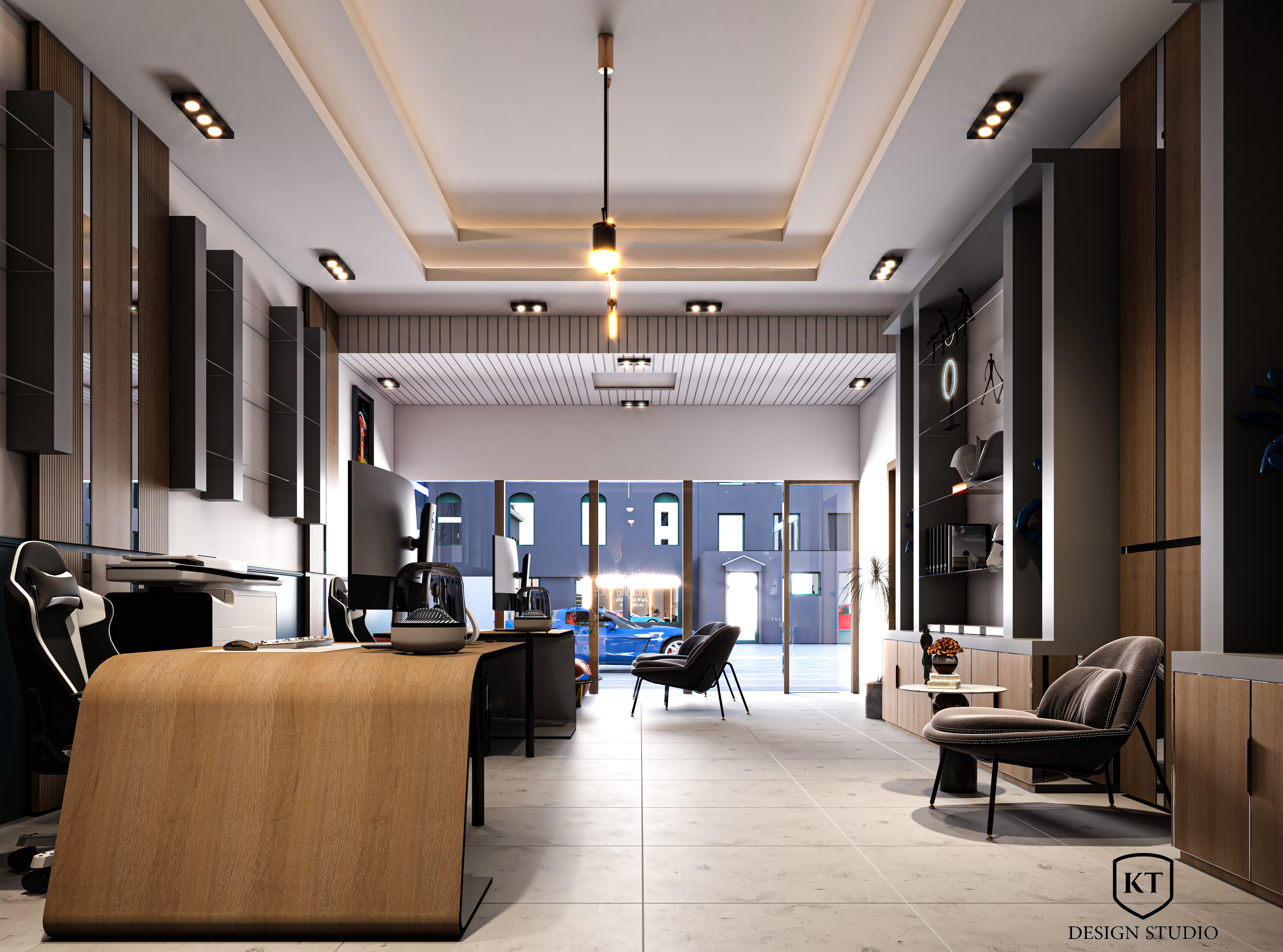 平面办公空间室内设计丨KT_DESIGN STUDIO-24