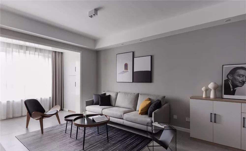 105㎡灰调北欧3室2厅，打造简约文艺的气质感-8