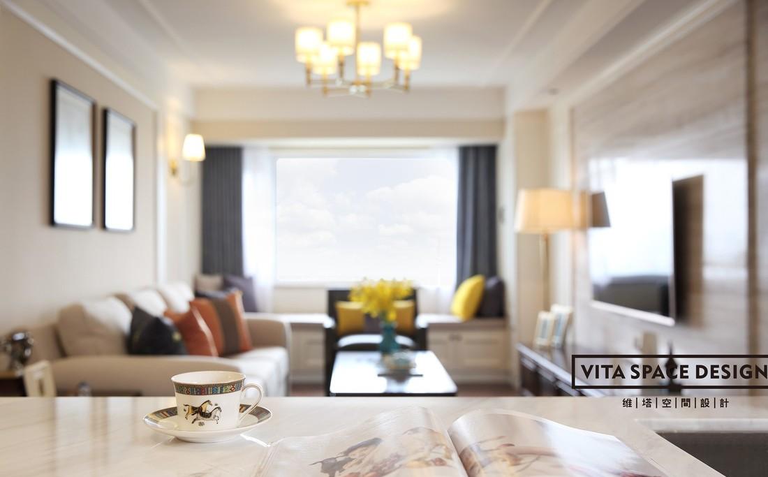 现代美式风格公寓设计,东方花园的优雅与实用-0