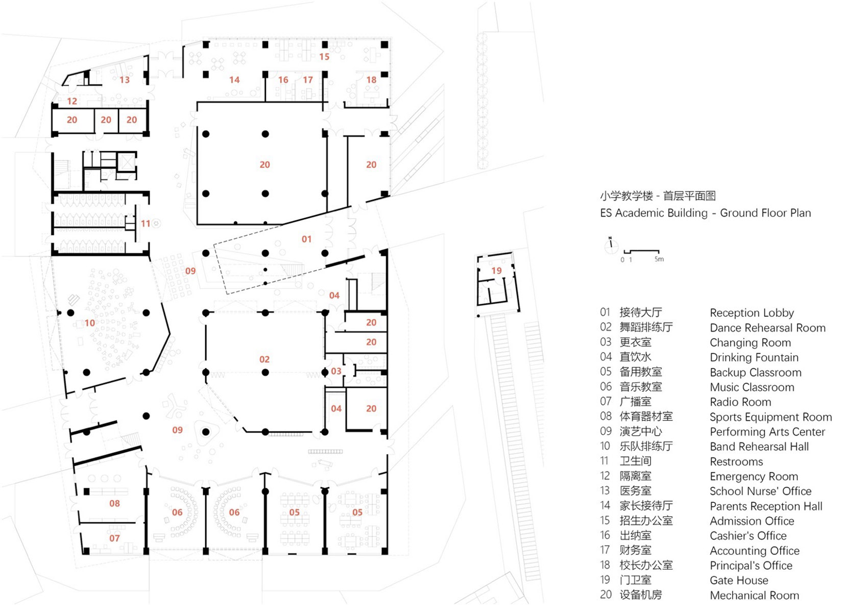 润唐中学丨中国河北丨和立建筑实践-109