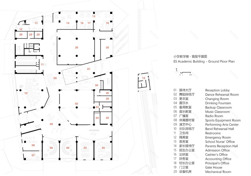 润唐中学丨中国河北丨和立建筑实践-109