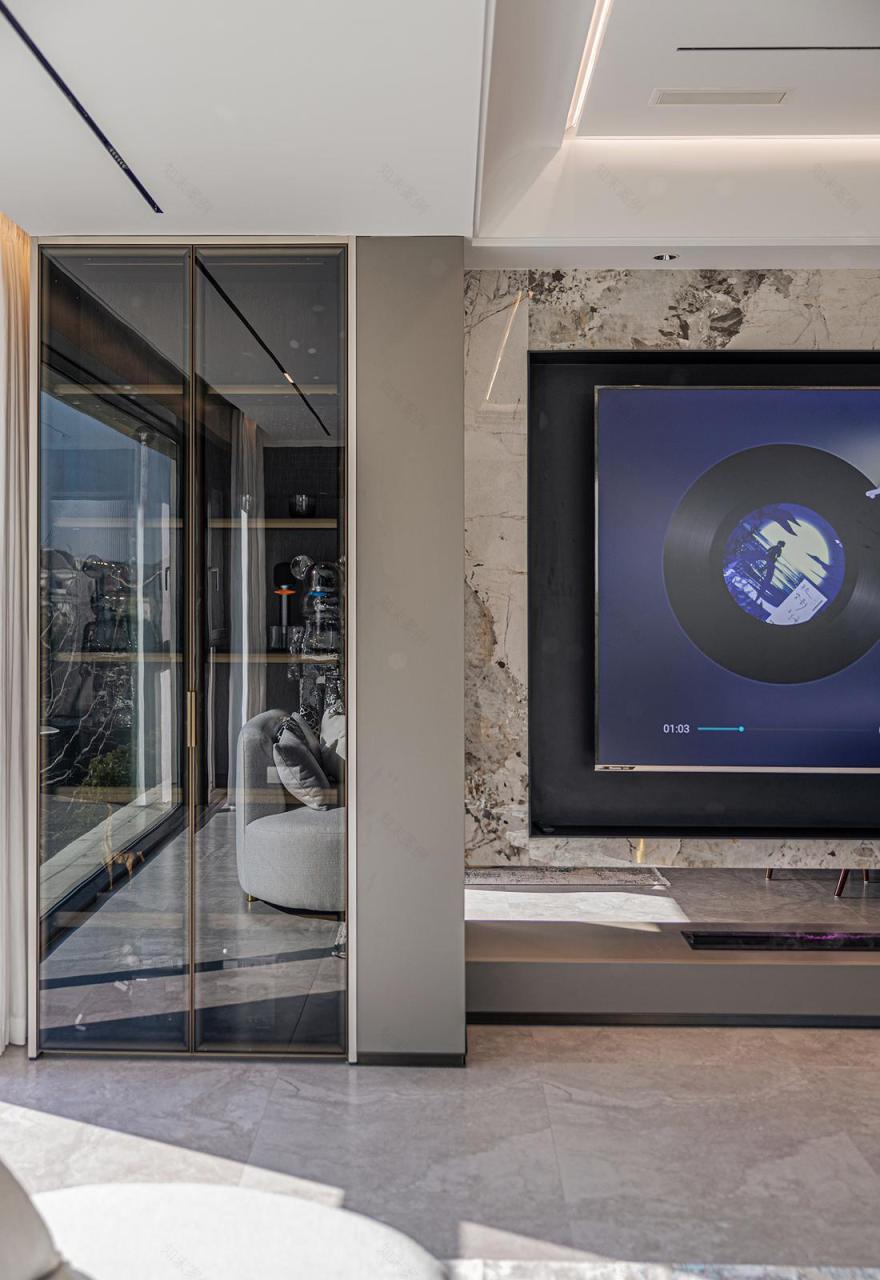 轻奢有度,浪漫刚好·浙江嘉兴大平层室内设计案例丨中国嘉兴-38