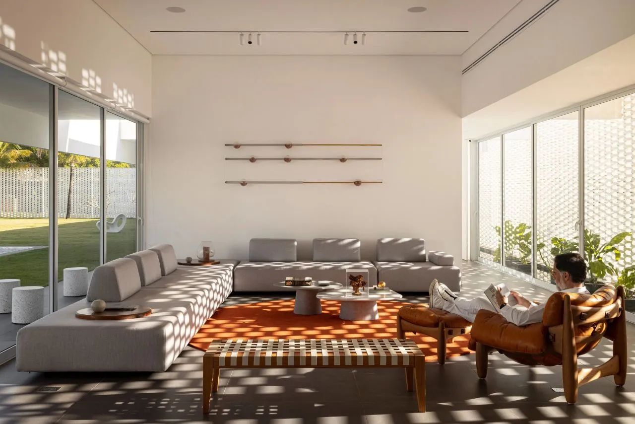 “牛奶蜂巢”屋|White Bricks 住宅丨巴西巴西利亚丨BLOCO Arquitetos-30