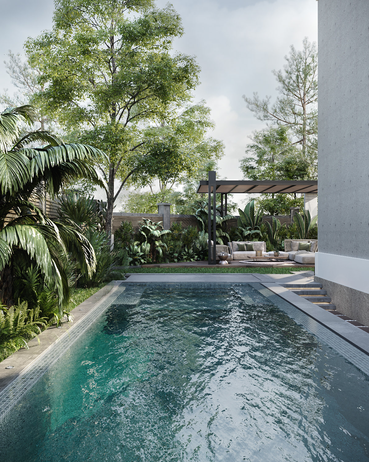 现代别墅景观丨埃及丨Rufida Elsayed-5