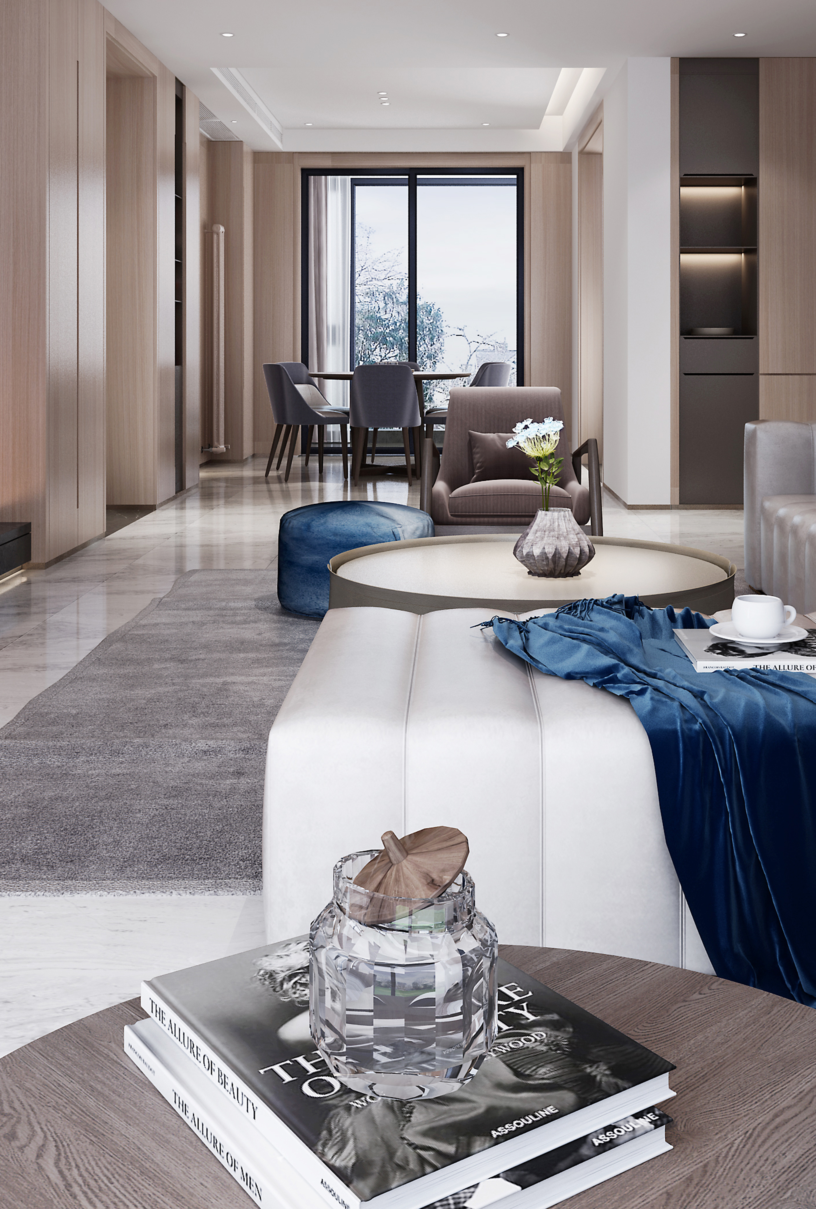 长沙九峰小区现代简约家居设计，温馨舒适尽展生活美学-1