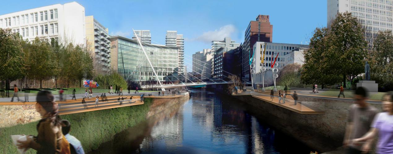 艾尔韦尔河公园策略丨英国曼彻斯特-10