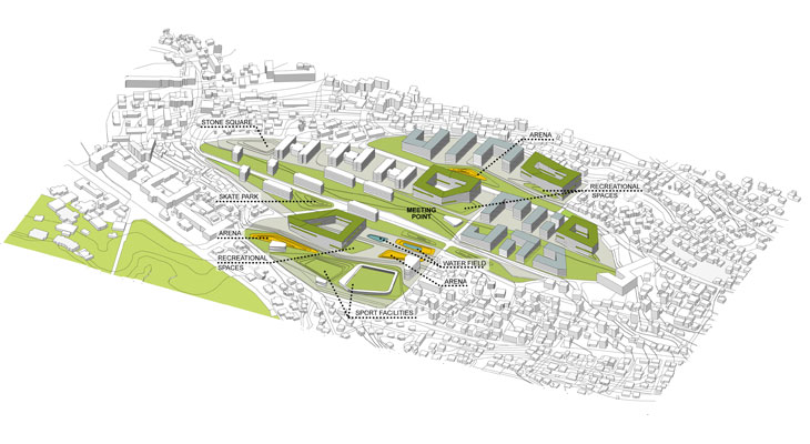 地拉那大学校园协同开放城市设计-43