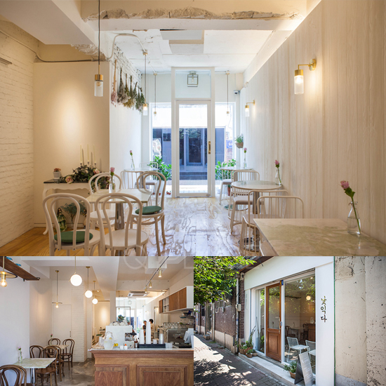 首尔 15 坪白色极简风咖啡厅设计-1