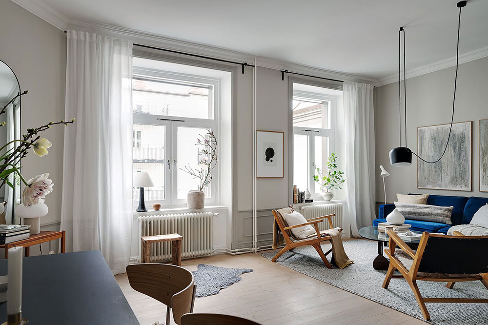 瑞典 69 平米非标准空间公寓设计-7