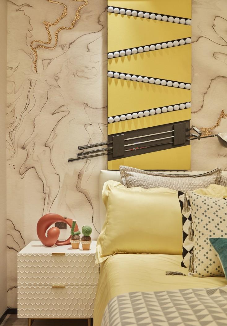 ML·A 设计 | 水墨清欢 玄关,金属与自然纹理的完美融合-62