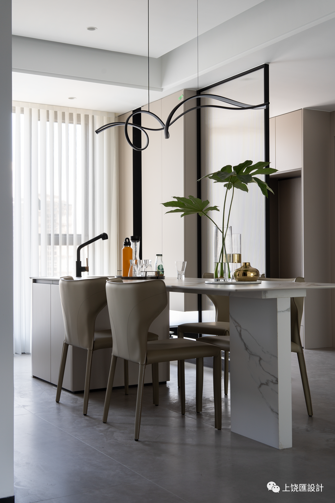 奶油风尚 · 王新涛 135㎡平层空间设计丨中国上饶丨博洛尼全屋定制-23