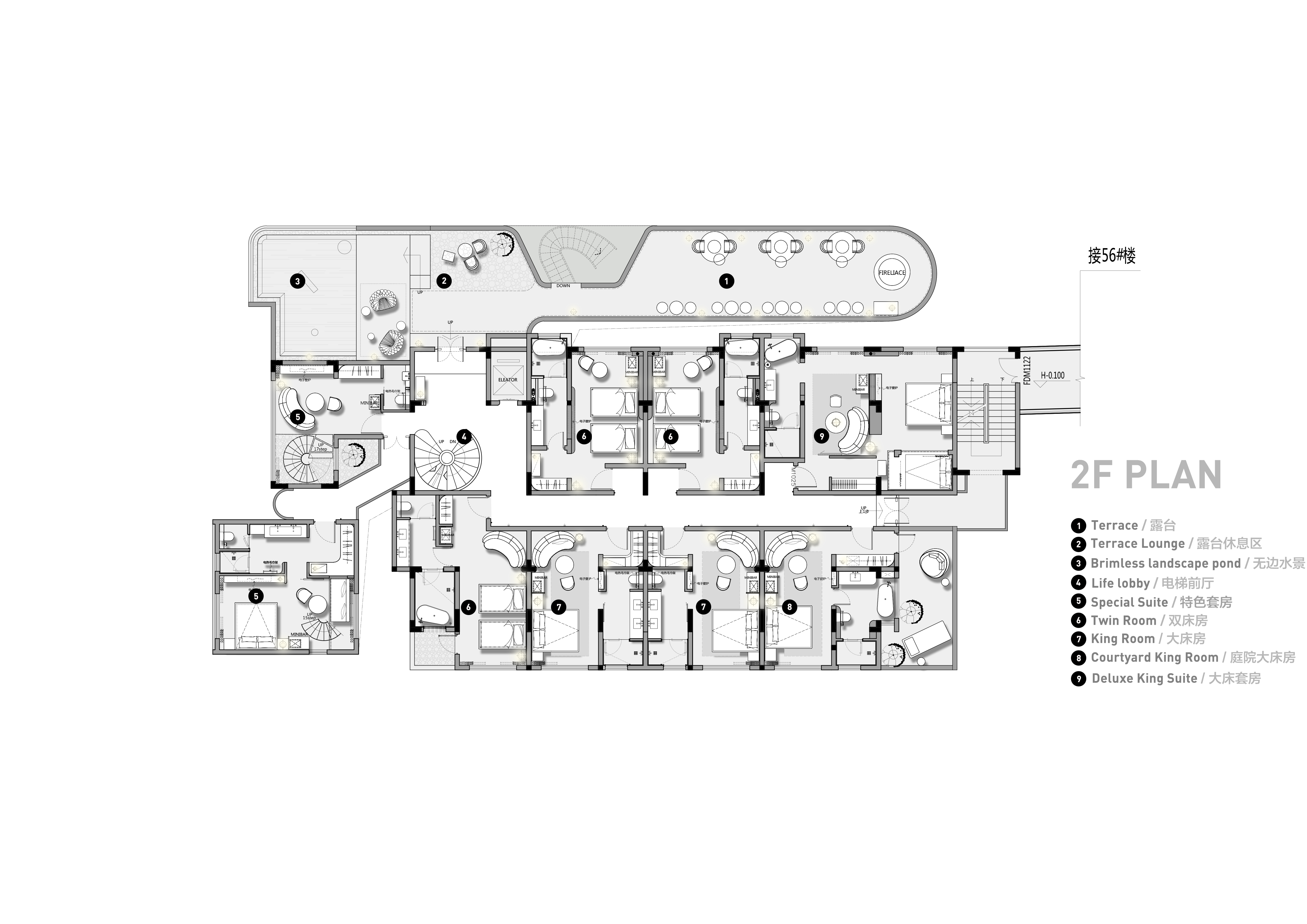 LEW丨别墅改造的度假酒店丨中国重庆丨里与外创意-38