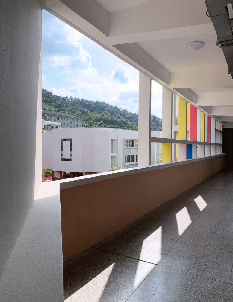 绍兴上虞龙山学校外立面翻新-2