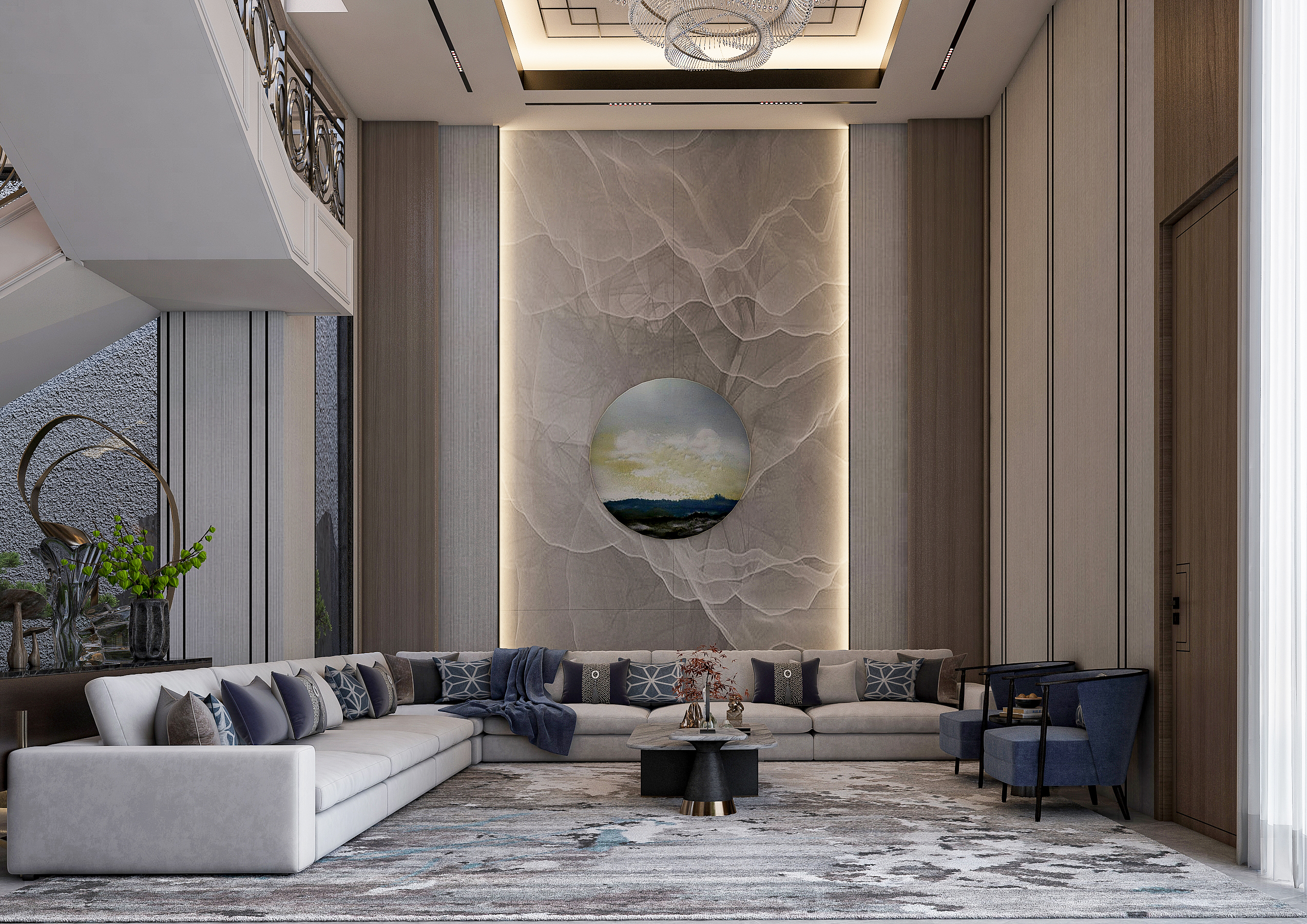 Luxury Double Height Living Space |-2