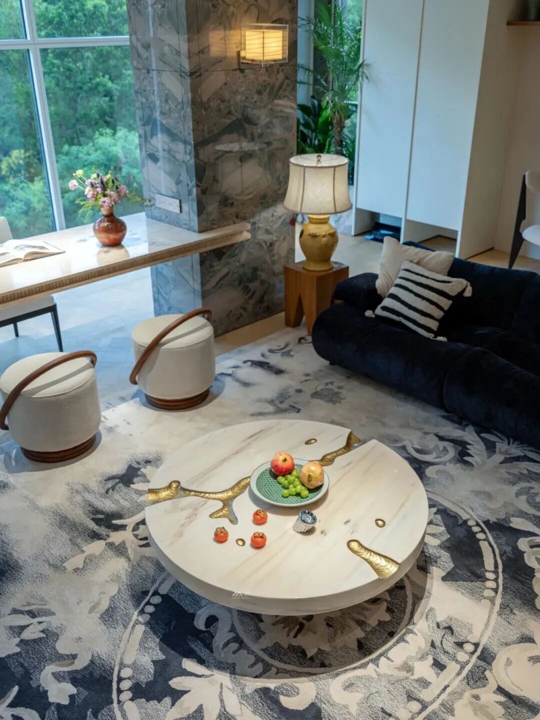 深圳240㎡大平层实景·住进绿意与松弛的家丨HOMBLE红柏设计-16