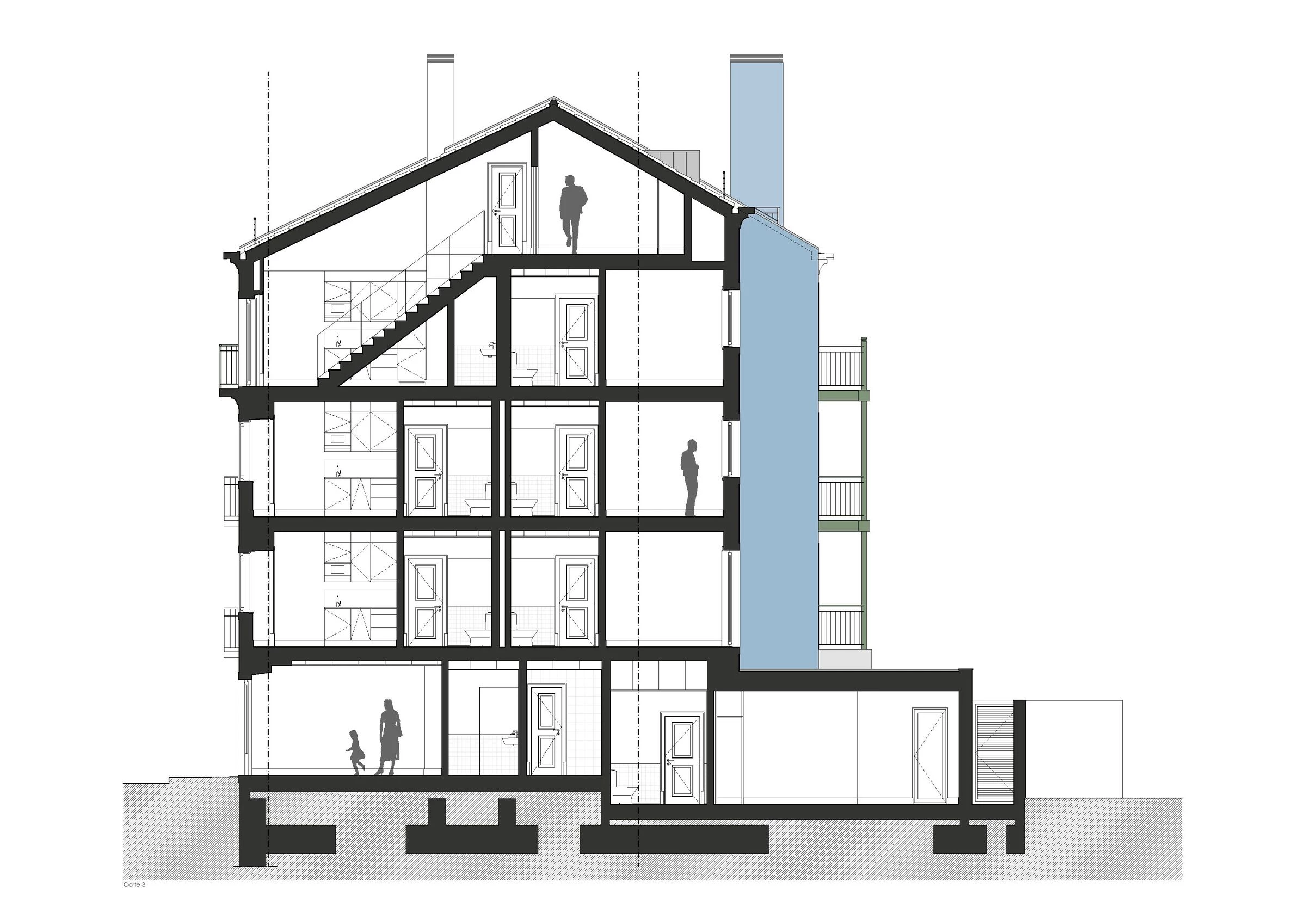 葡萄牙里斯本 Graça 117 公寓改造丨Pedro Carrilho Arquitectos-17