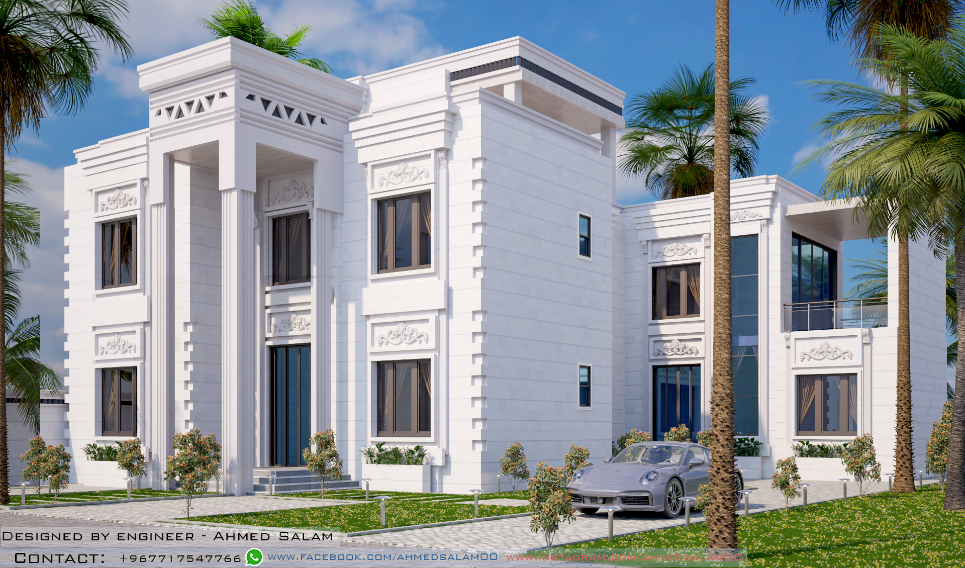Classic style Residential Villa Design No 139.-4