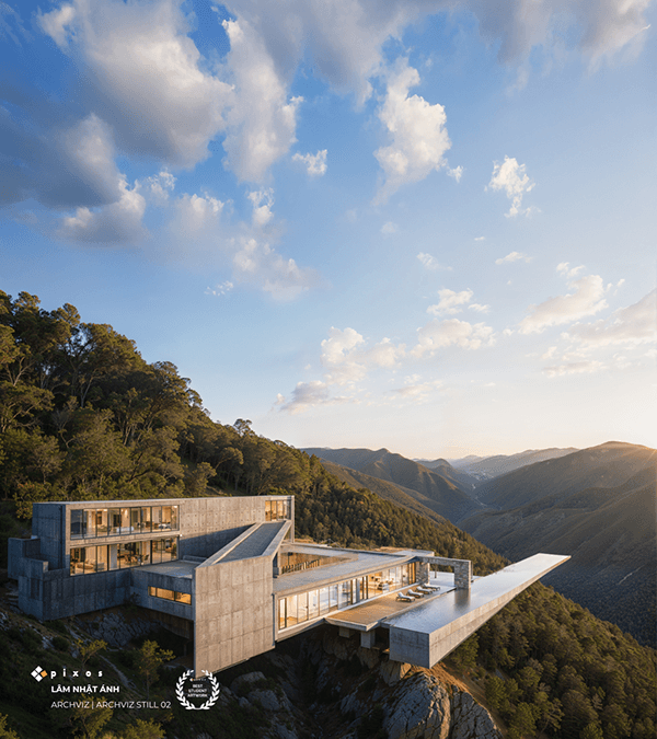 Archviz Still Course 02学生作品丨4pixos Academy-4