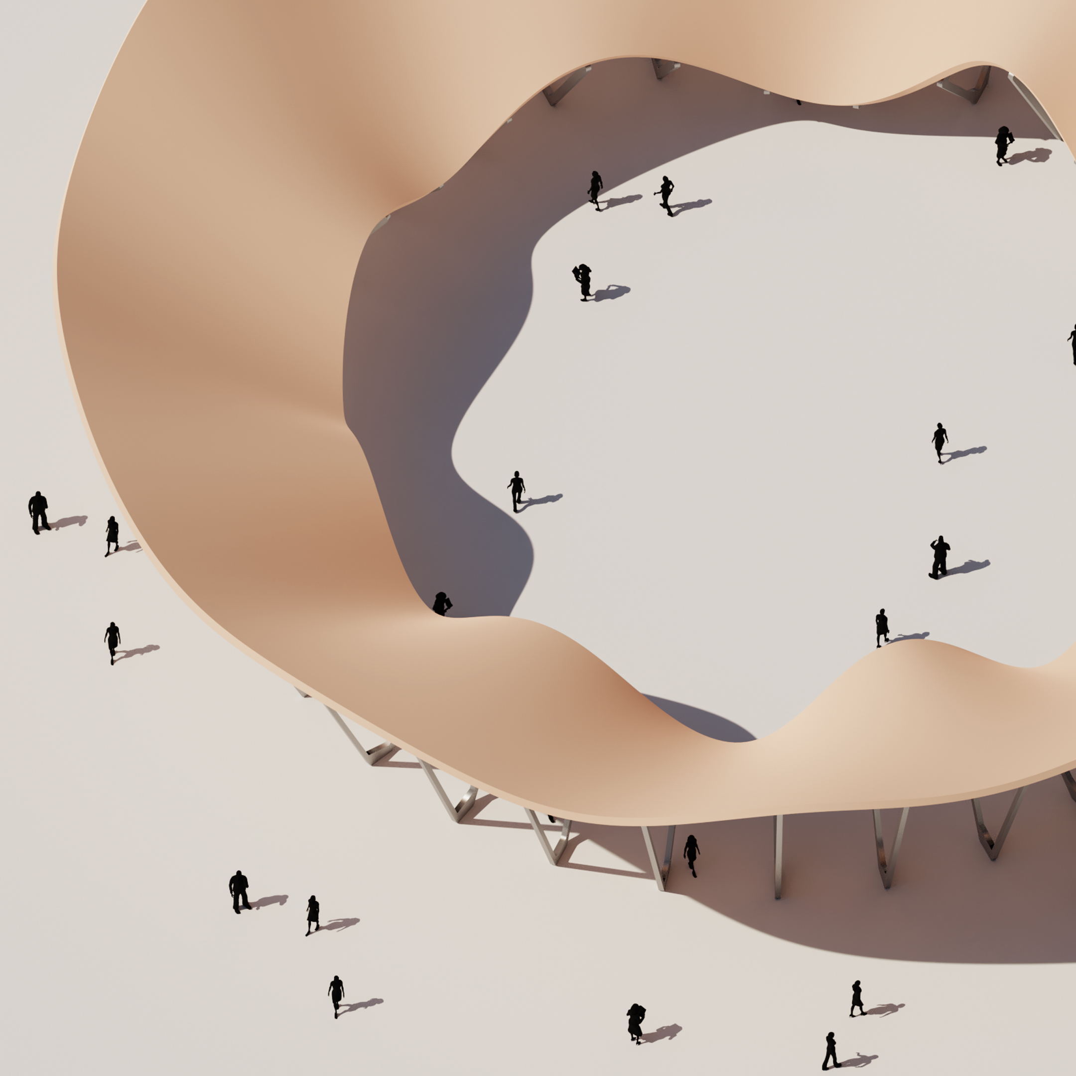 Wavy Shade Pavilion Rhino Grasshopper-18