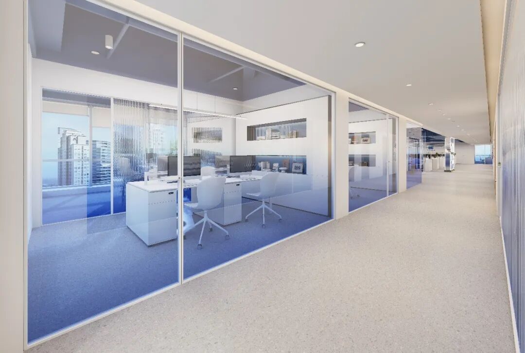 LKDESIGN丨国信会视集团办公空间设计案例-117