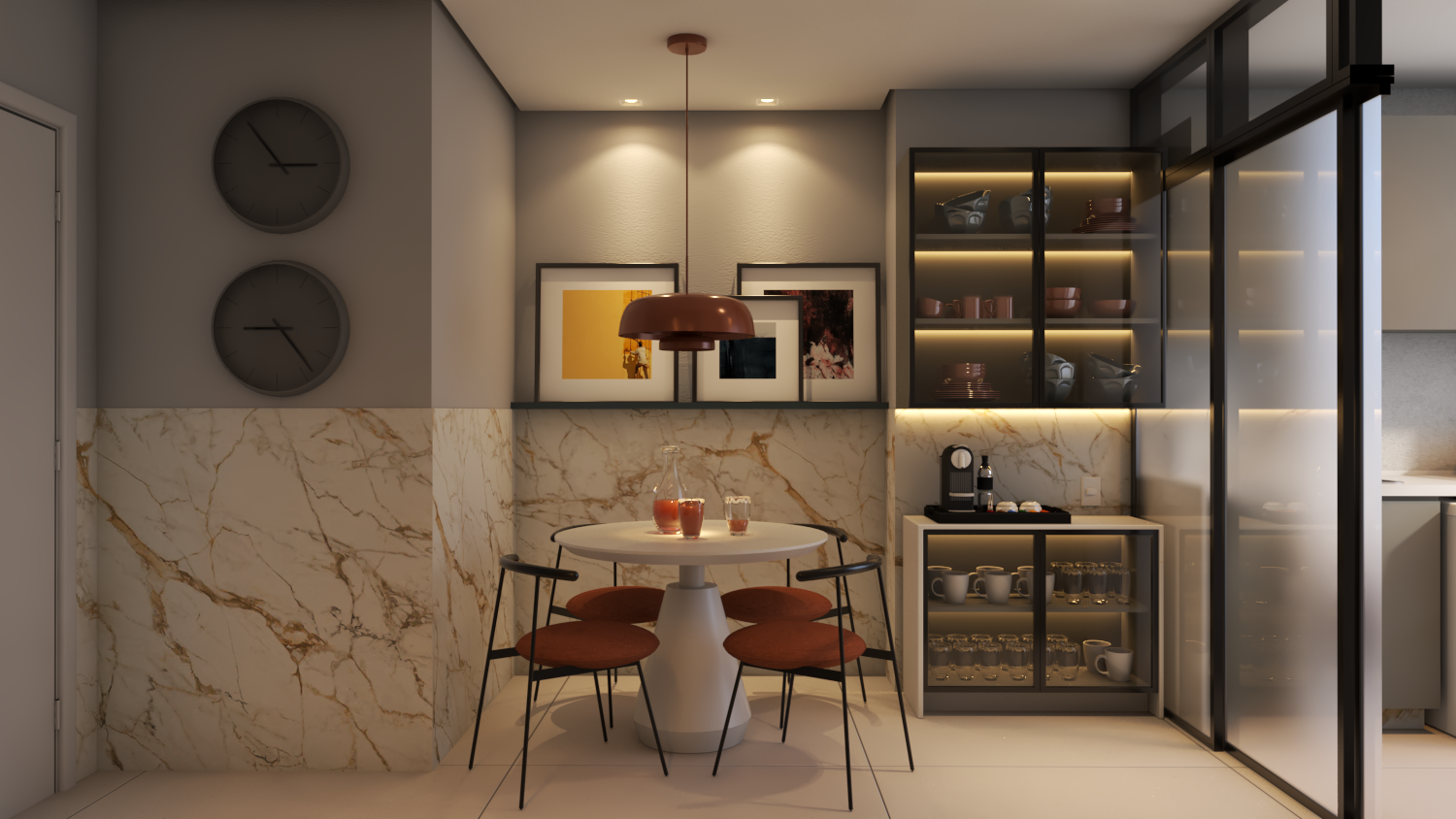 Apt·Glass 厨房或Apt·Glass 炊具丨ZEDY ARQUITETURA-8