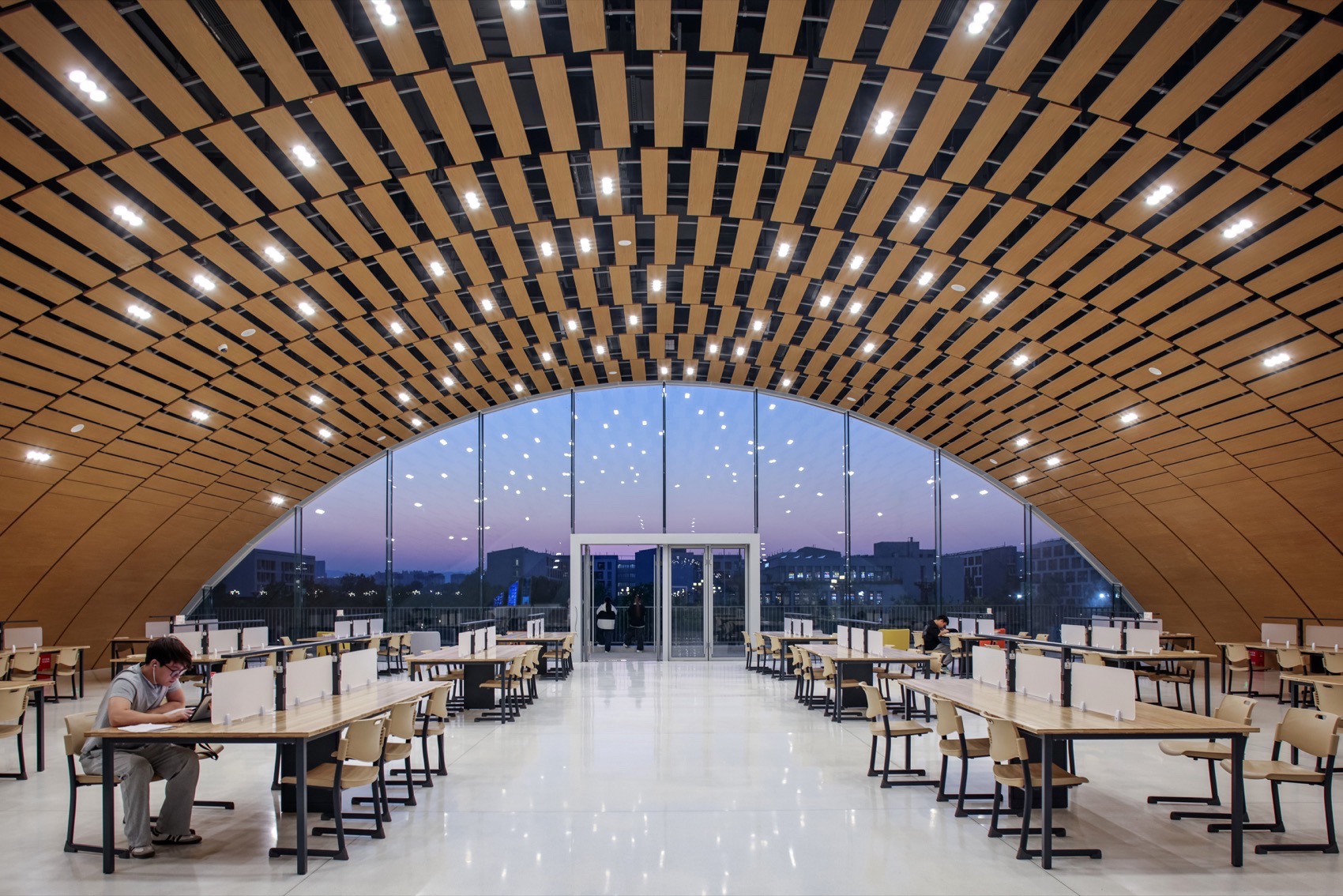 河南信息科技学院图书馆丨中国鹤壁丨同济大学建筑设计研究院（集团）有限公司 四时方院-46