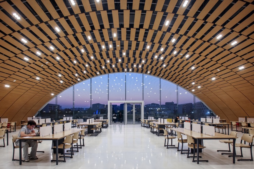 河南信息科技学院图书馆丨中国鹤壁丨同济大学建筑设计研究院(集团)有限公司 四时方院-46