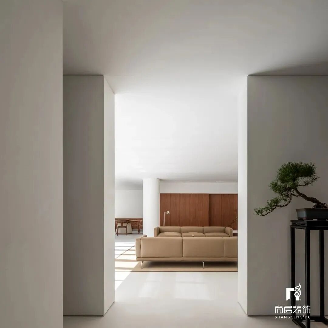 尚层实景作品|1000㎡光影雕琢的极简容器，在禅意留白中觉醒东方栖居智慧-19