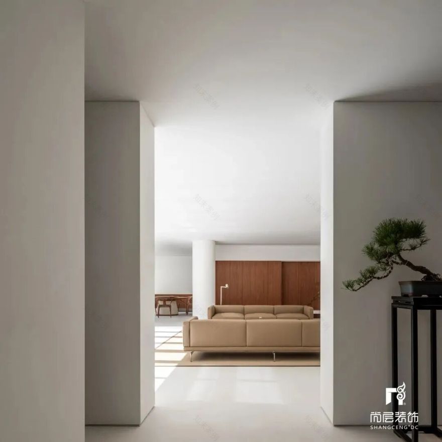 尚层实景作品|1000㎡光影雕琢的极简容器,在禅意留白中觉醒东方栖居智慧-19