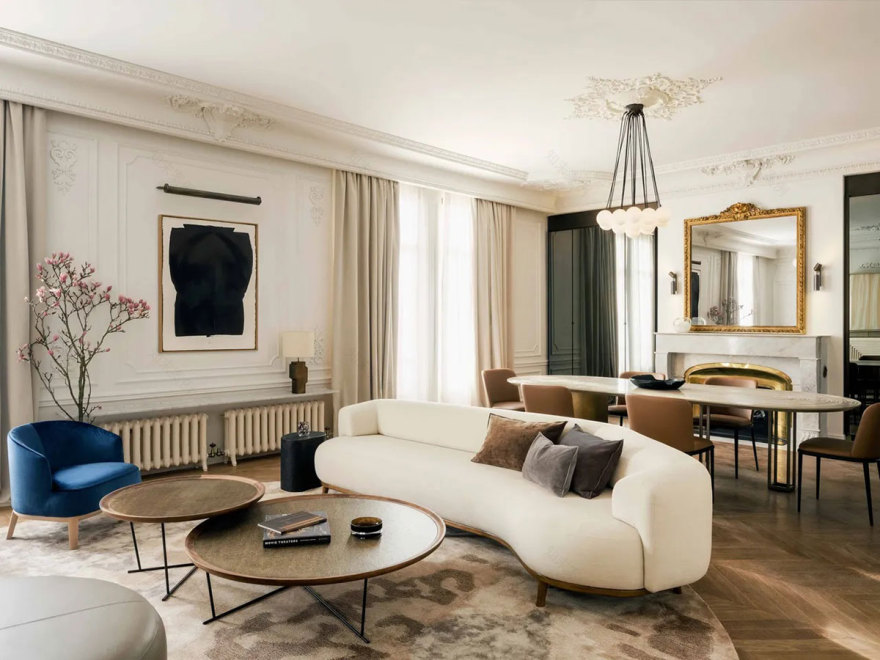 巴黎时尚现代公寓,香港 InSitu 工作室打造-1