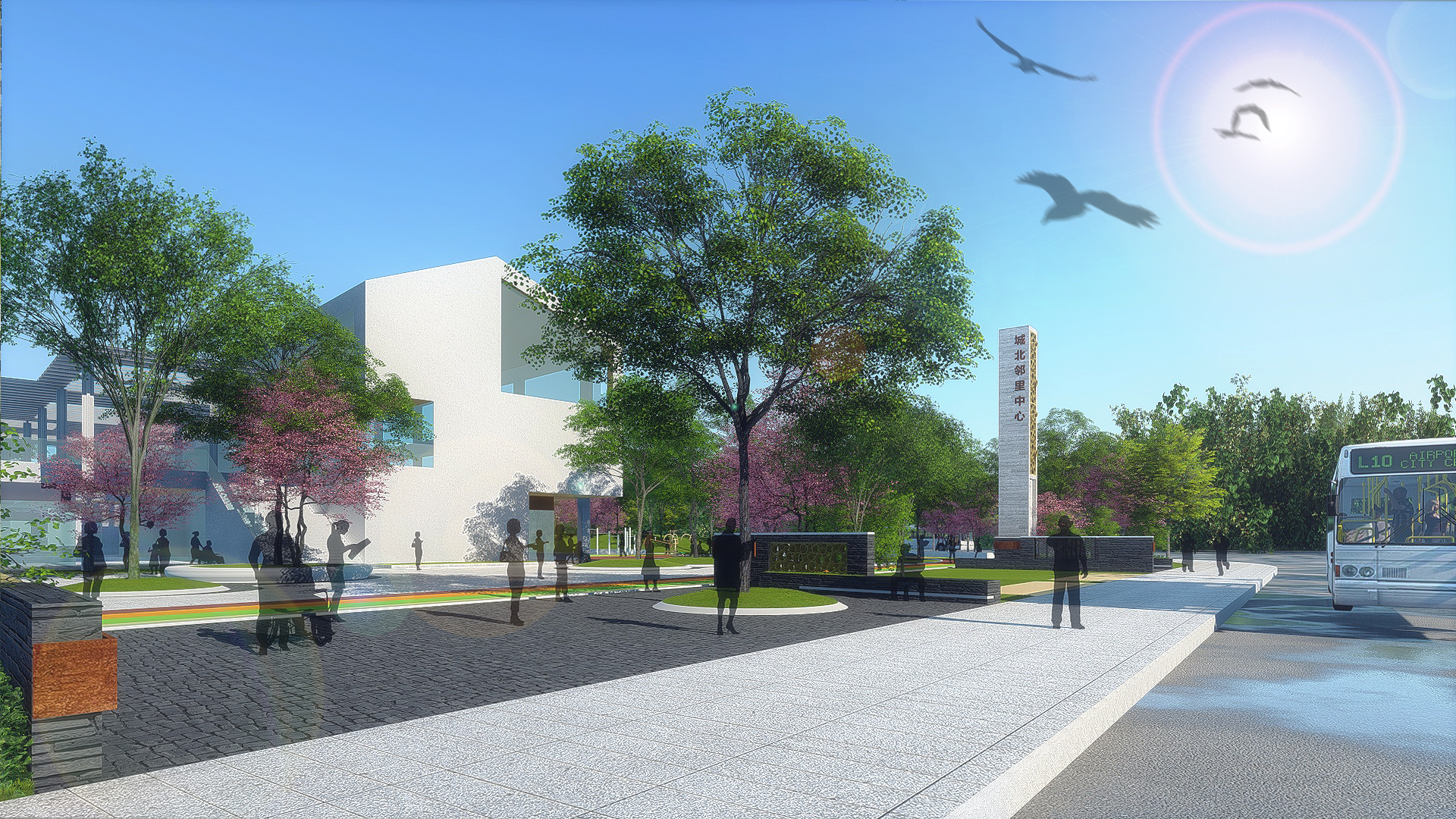 邻里中心景观设计-5