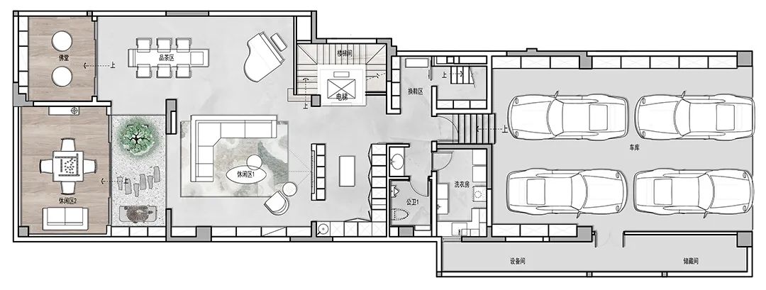 艺术自留地 · 成都 550㎡气质大宅设计丨中国成都丨成都 ACE 谢辉室内设计-111