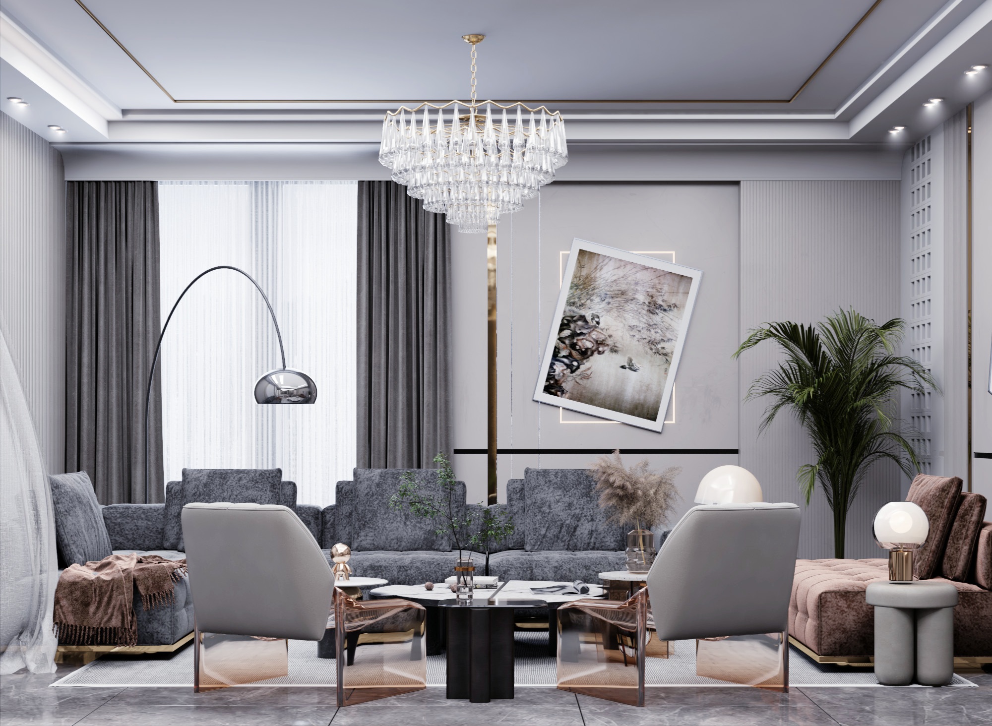 Redistribution of the interior spaces of an apartment-7