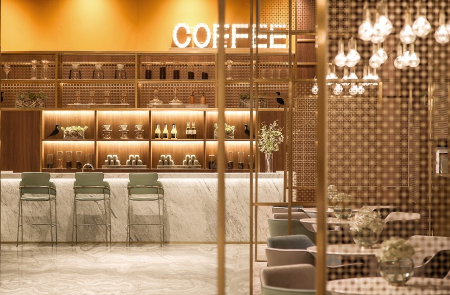城市咖啡的抒情品质——卓越蔚蓝郡销售中心 于强室内设计师事务所-7