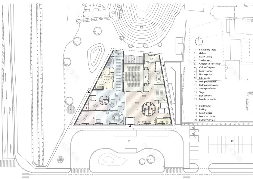 Yubari City Community Base Complex RESTA / Atelier BNK-12