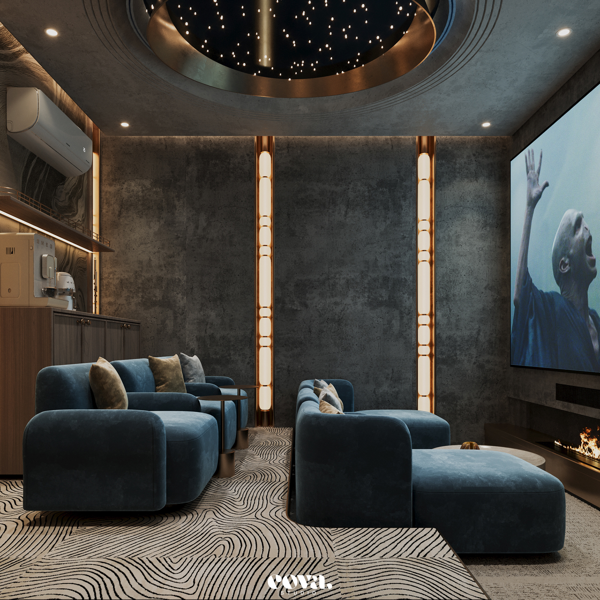 家庭影院丨沙特阿拉伯丨Cova Studio-10