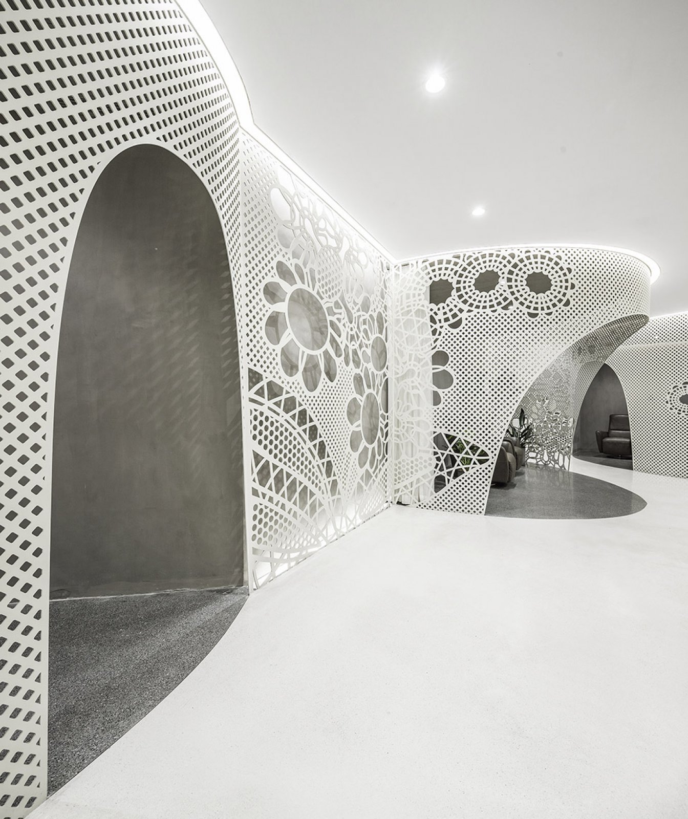 100㎡ Lily Nails 美甲美睫北京蓝港店  建筑营设计工作室-7