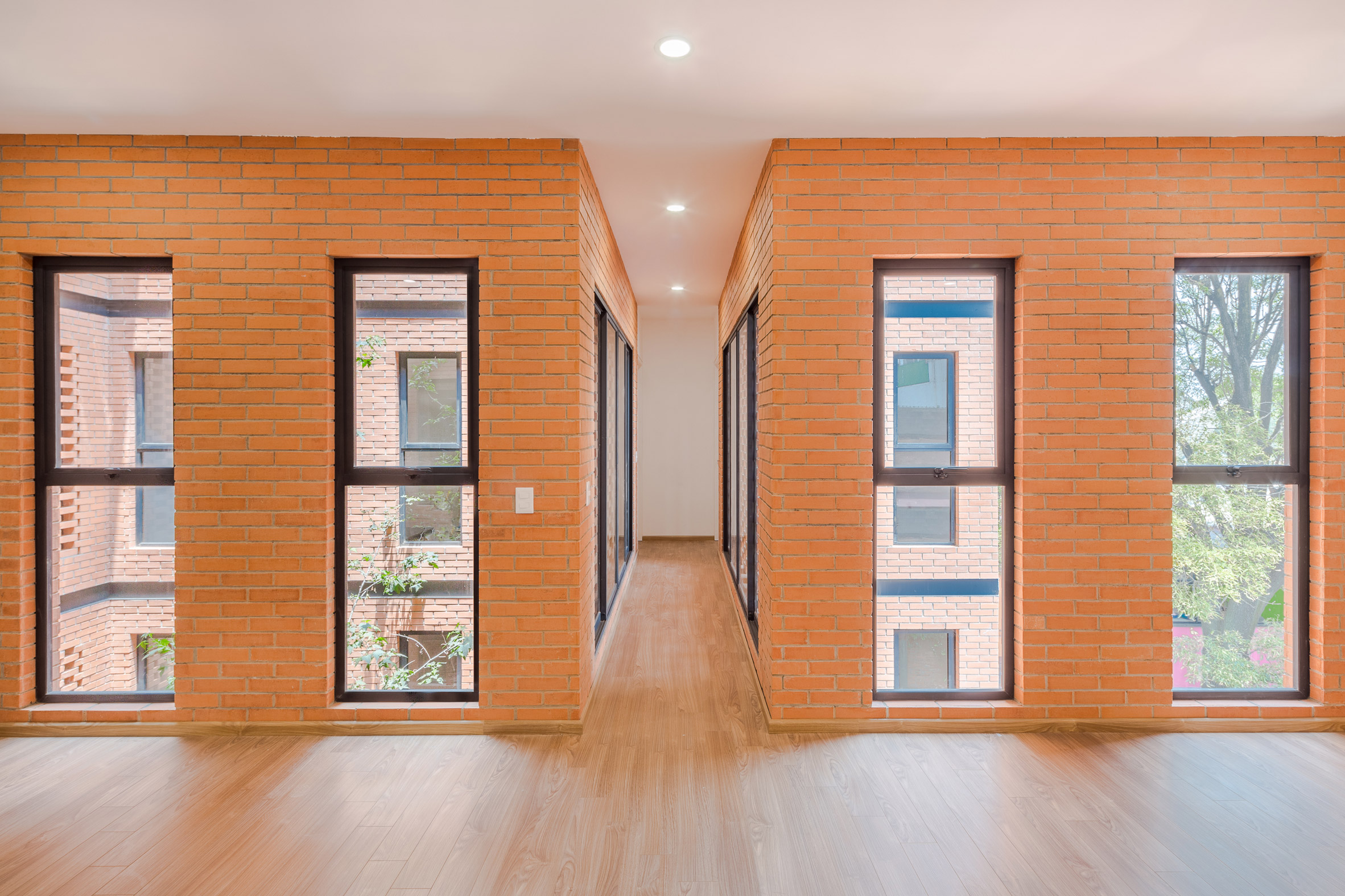 HGR Arquitectos uses orange bricks to build Mexico City apartment block-12