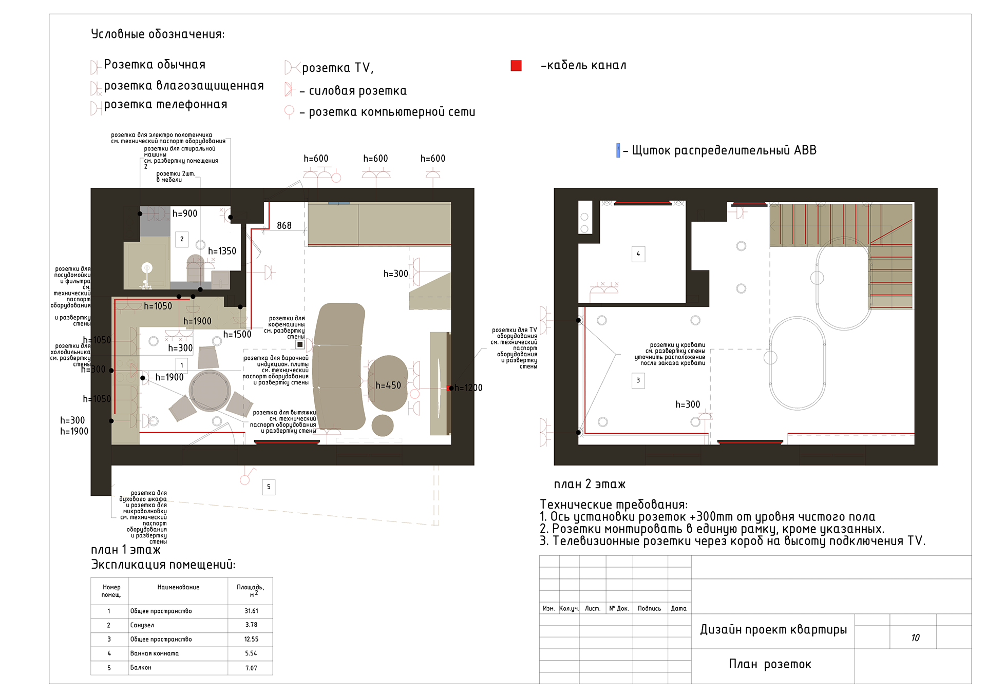 小型公寓室内设计丨Sviatlana Bareika-19