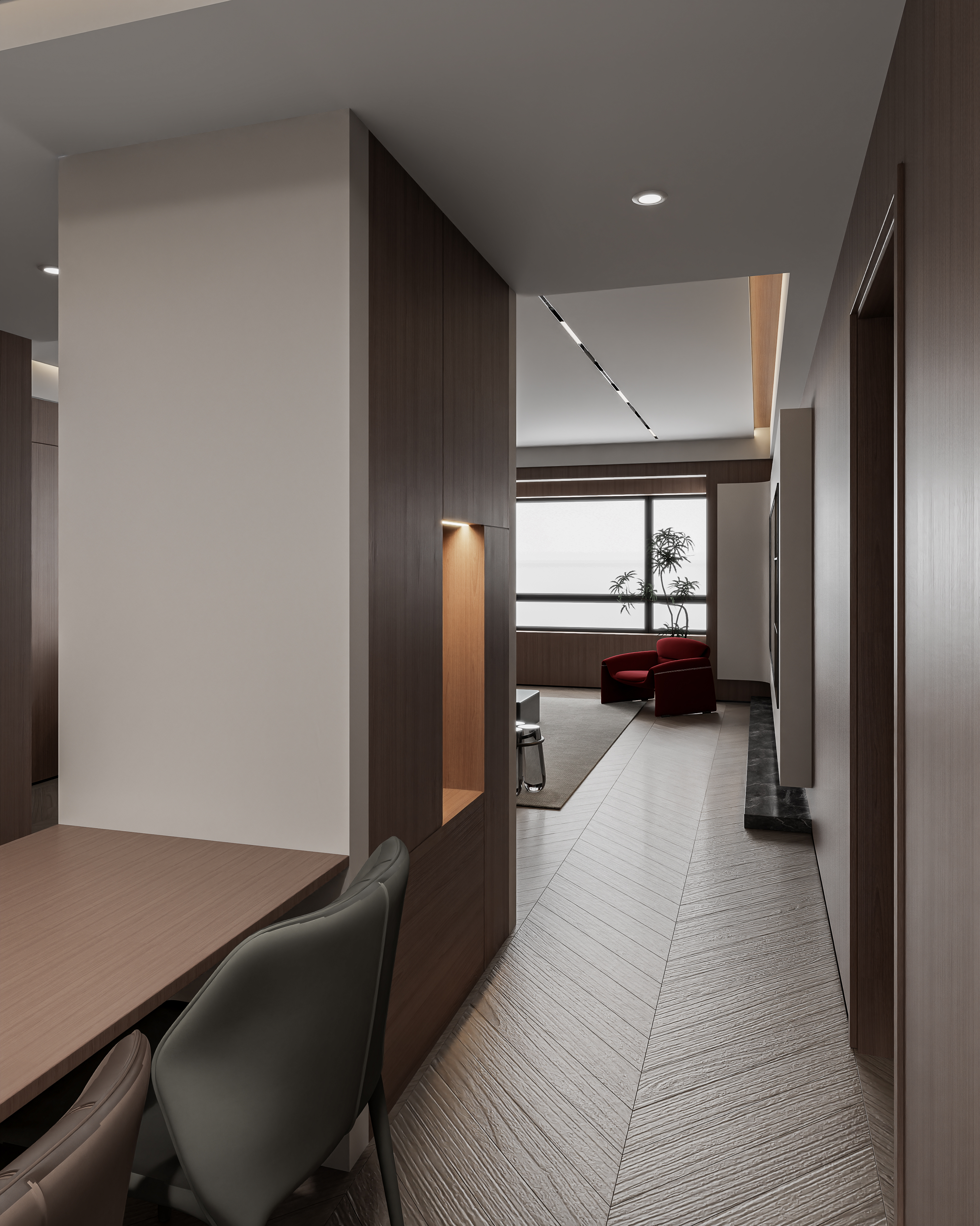 实体项目--建面160意式效果图-10