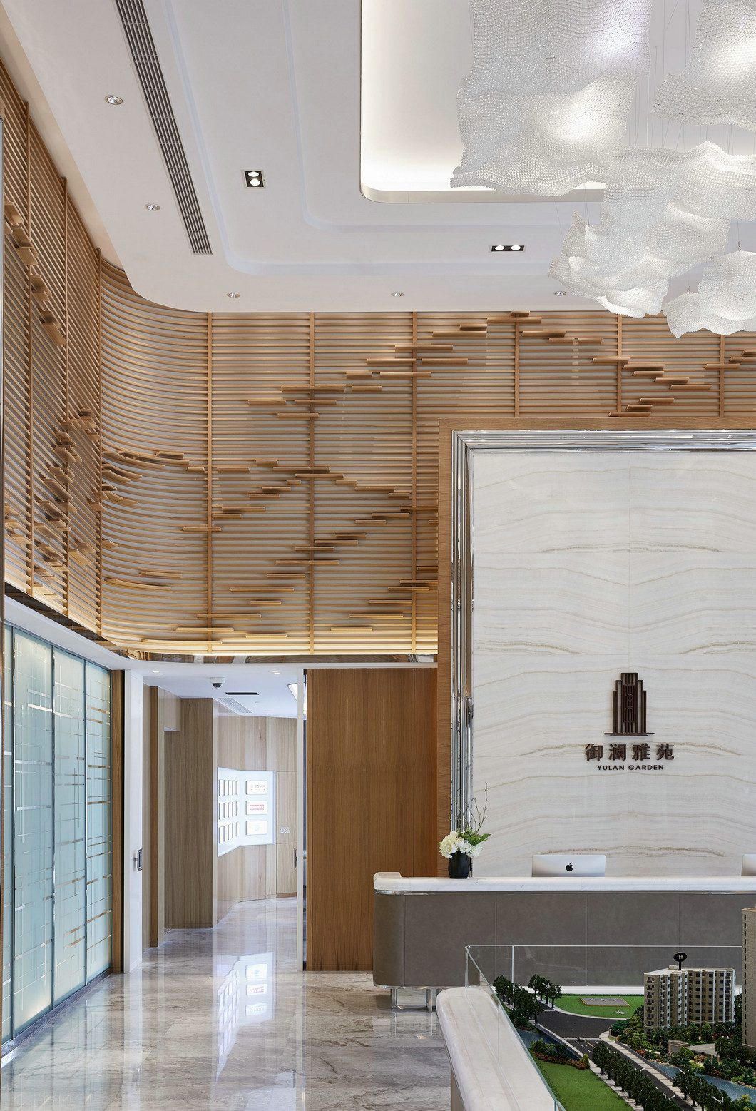 上海颐居装饰设计 · 御兰雅苑售楼处-4