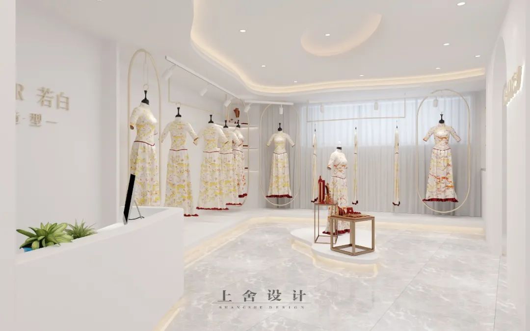 若白婚纱店丨中国上海丨上舍设计-15