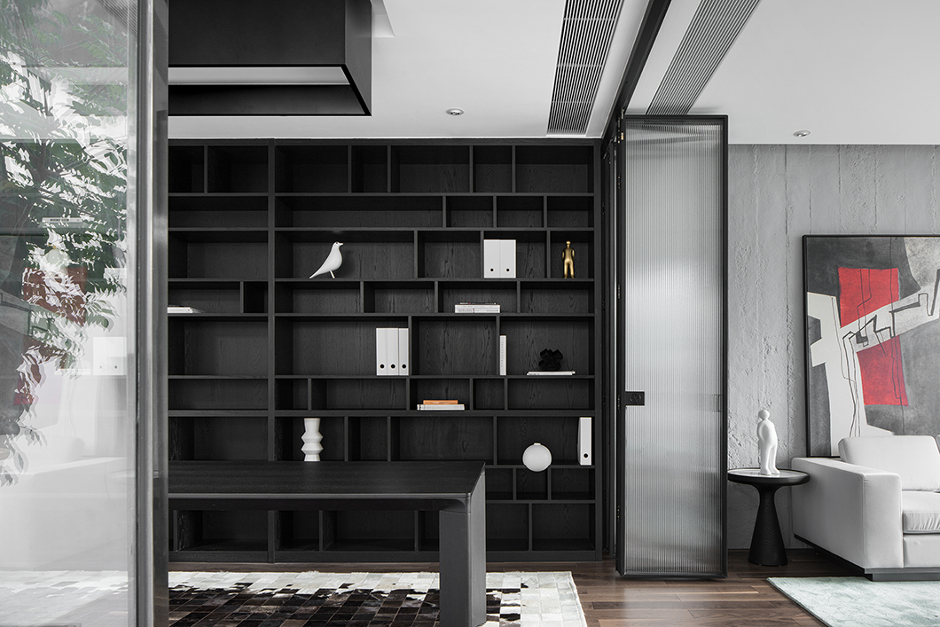 长沙 255㎡极简别墅，黑白灰演绎空间气质-57