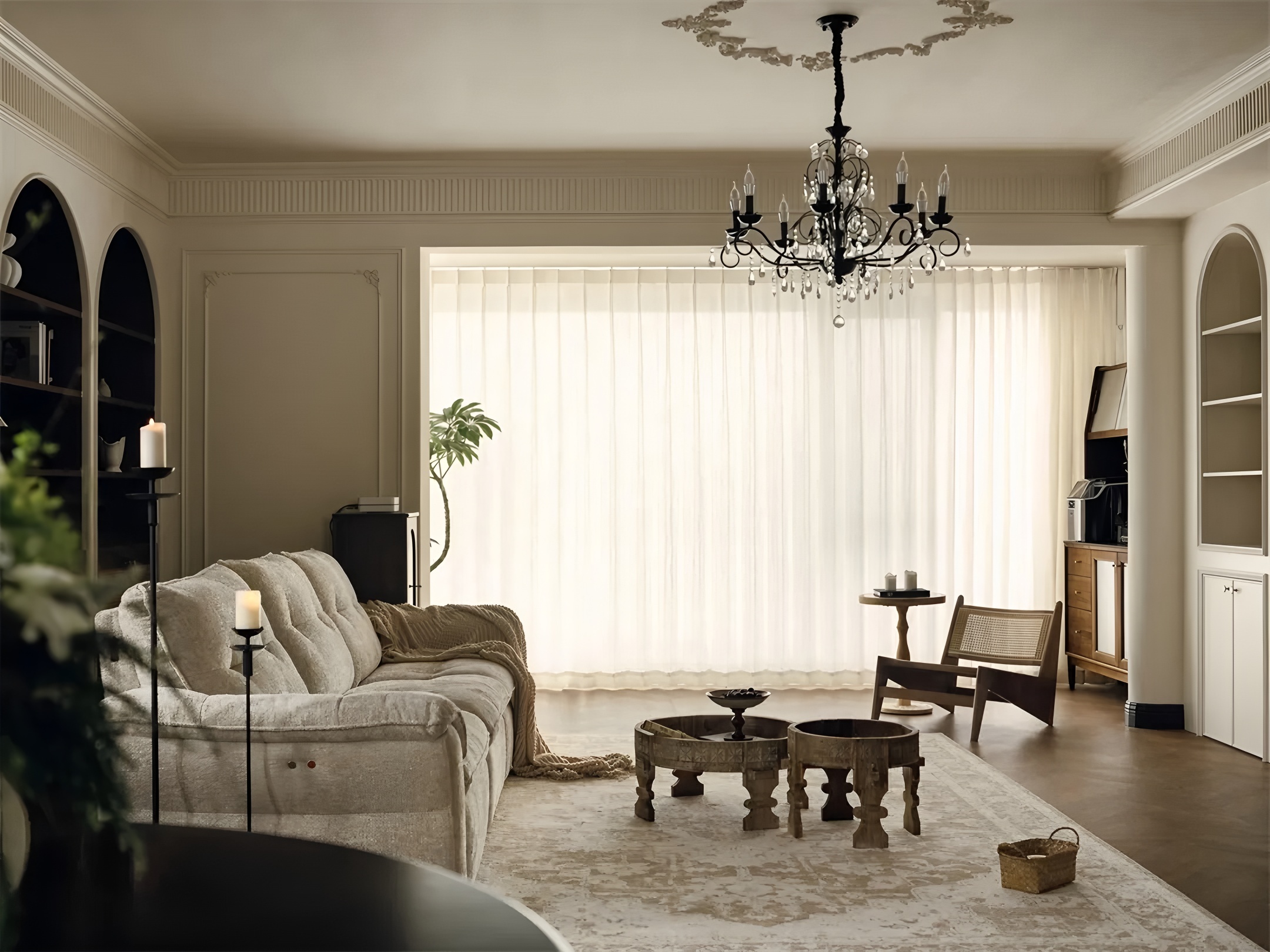 西安龙湖景粼天旭 166㎡丨中国西安丨几何空间设计-18