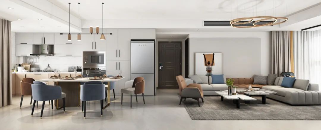 90㎡现代极简鑫利家园，Kaws 新家的空间艺术-64